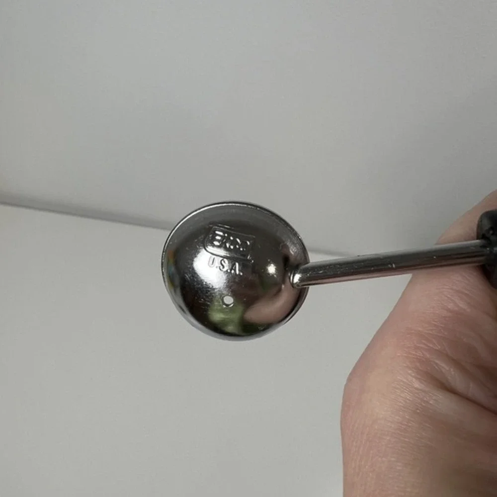 ECKO Melon Baller Scoop Vintage Kitchen Utensil, Black Handle, 2 Sizes, USA Made